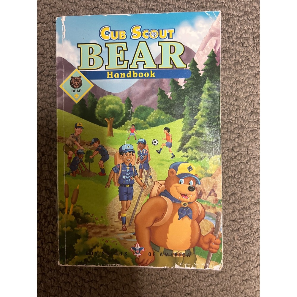 Boy Scouts of America Cub Scout Bear Handbook Official Manual 33451 BSA Book